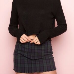 Brandy Melville Juliette Plaid Skirt OS